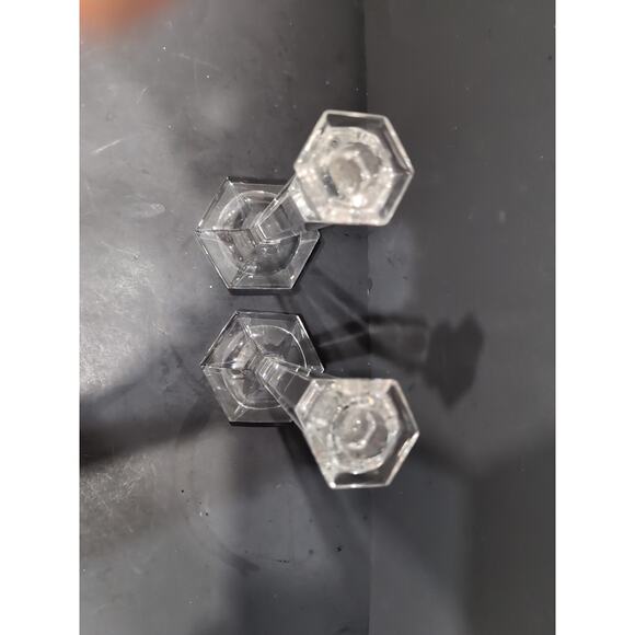 Mikasa Crystal Candlestick Holders, Cambridge Vintage, German, Set‎ of 2 - Picture 6 of 9